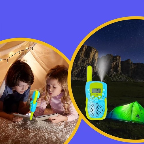 3x Walkie Talkie Set Für Kinder Funkgerät 3km Reichweite Kindergeschenk - Bild 11 von 14
