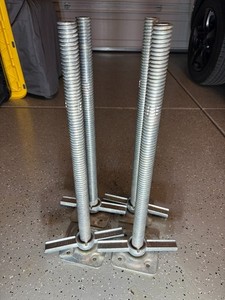 Metaltech M-MBSJP24H Scaffolding Adjustable Leveling Jacks - Set of 4...