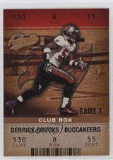 2003 Fleer Authentix Club Box 45/100 Derrick Brooks #88 HOF 2t9