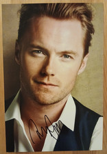 Ronan Keating original autograph large photo approx. 20x28 Boyzone Brit Pop signed