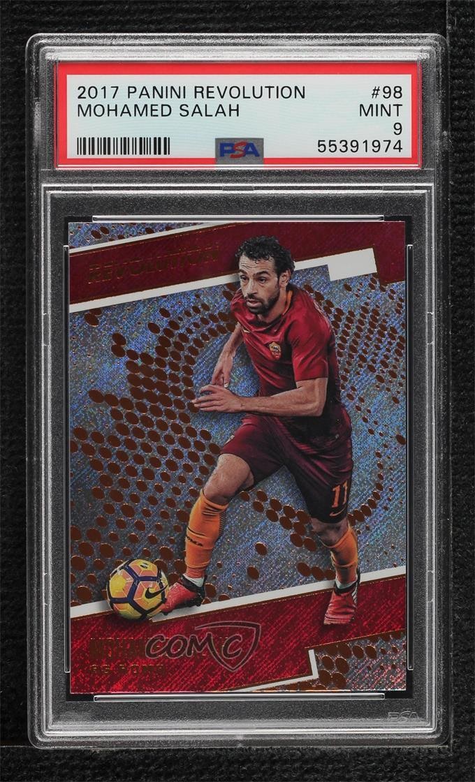2017 Panini Revolution Mohamed Salah #98 PSA 9 MINT 00e8