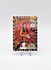 2025 Donruss WNBA - Kiki Iriafen RC Net Marvels Orange Laser /399 SP Mystic