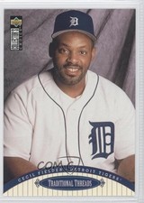 1996 Upper Deck Collector's Choice Traditional Threads Cecil Fielder #103 0c4