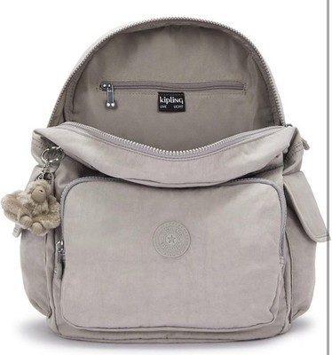 Kipling Gray City Pack Amazon.com: Kipling CITY PACK MINI Small backpack, Grey Gris  main image 3