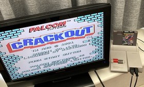 NES ~ CRACKOUT ~ Nintendo Game 3 Screw NES-37-AUS Game Cart Only Pal A