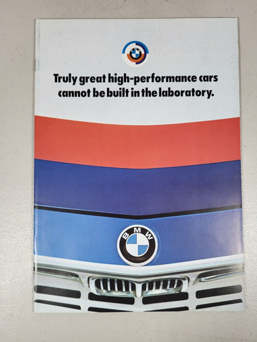 1977 BMW Motorsport Racing Brochure 320i 3.0Si Sedan 3.0CSL