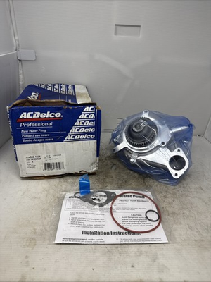 #ad NEW IN BOX Ac Delco Water Pump 252 1026 19382526 Pump kit $207.65