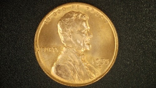 1955 D Lincoln Cent D/D RPM - US Mint Error