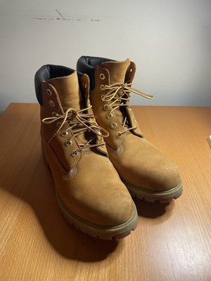 Timberland Men's 6'' Classic Premium Work Boots Wheat Size 10.5W, No Box