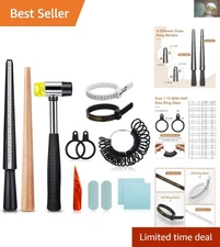 Professional Jewelry Tool Set: 11 Pieces for Ring Sizing, Repair & Polishing