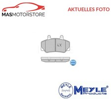 SATZ BREMSBELÄGE BREMSKLÖTZE VORNE MEYLE 025 212 3316 A FÜR VOLVO 740,940,760