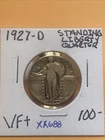 1927 D BETTER DATE STANDING LIBERTY QUARTER In VERY FINE ++ Condition  XX688