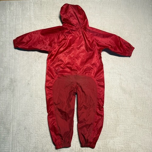 Tuffo MUDDY BUDDY Waterproof One-Piece Rain Suit 5T Red - Picture 9 of 10