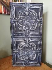 Ancien patch plafond étain pour artisanat travail décoration maison 24"x11"