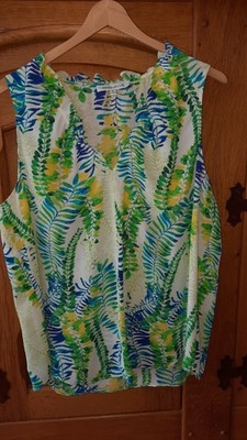 Blusentop Rose Olive GR. XL