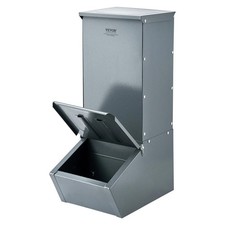 Hog Feeder, 2.2 Bushel Capacity, Single Door Pig Feeder, Heavy Duty Steel Piglet