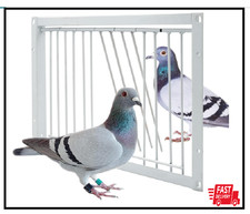 11.8In/30Cm Pigeon Cage Door One Way Entrance Door Bird T Trap Birdcage Iron Wir