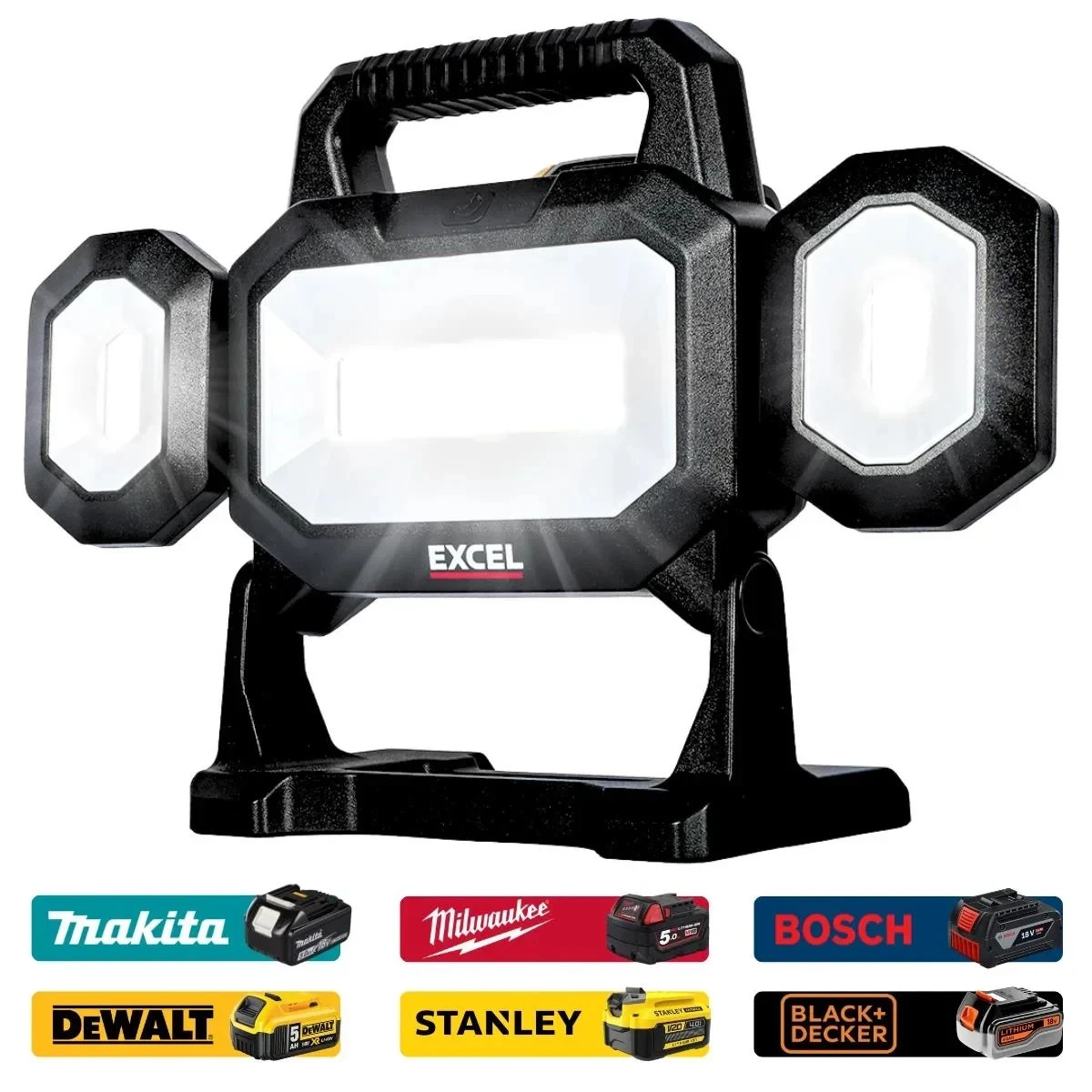 LED Work Light  18V Cordless Multi-Battery System Flexi 5000 Lumens ANY BATTERY
