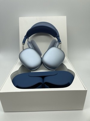 Apple AirPods Max Drahtloser Kopfhörer - Sky Blau MwSt [Headband ausgeleiert]