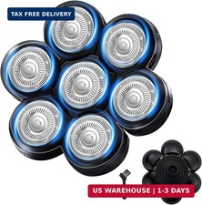7 Head Shaver Replacement Blades Universal Fit for Electric Razors Bald Shaving