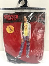 NEW Kids Classic Stranger Things Argyle Halloween Costume Dress Up Large 10-12 