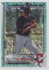 2021 Bowman Chrome Prospects Aqua Shimmer Refractor /125 Jose Tena #BCP-128 0i6p