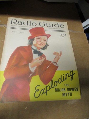 RADIO GUIDE WEEKLY Magazine February 15, 1936 Cover: Frances Langford A834 PB