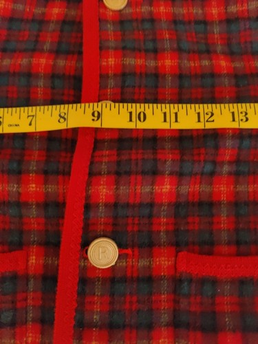 The Royal Kid England Traditional Collection Girls Red Plaid Jacket - Picture 14 of 18