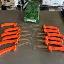 12 Dexter Russell 11203 Poultry Knife Drop 3 3/4In Poly Orange