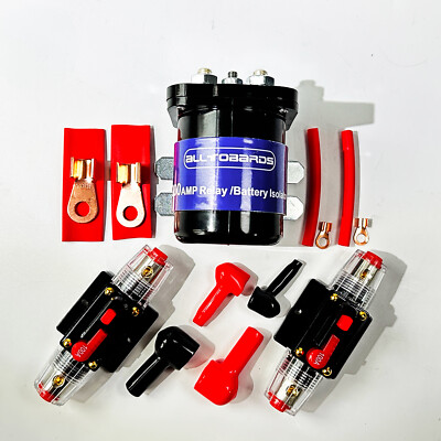 200 AMP High Current Power Battery Isolator And Mobile Audio Relay Kit Car Audio
