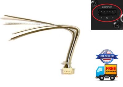 5-Pin Speaker High Level Input Plug Harness KENWOOD Amplifier KAC-5204