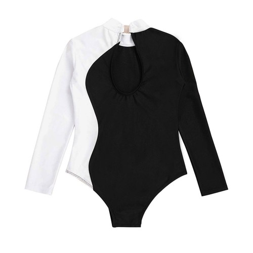 Kids Girls Dancewear Ice Skating Ballet Dance Leotard Shiny Dancing Jumpsuit - Picture 6 of 98