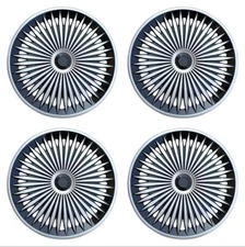 Set of 4 Wheel Covers 17 inch Hubcaps Replacement Hub Caps Enhanced Protection