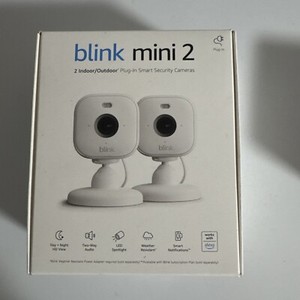 Blink Mini 2 Plug-in Smart Security Camera 2 Pack