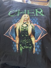Vtg Cher T Shirt M Farewell Tour 2002 2000s Y2k