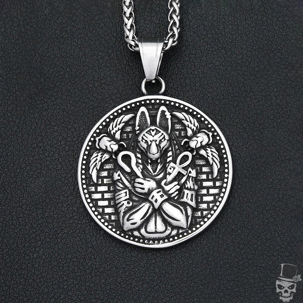 Collana Con Ciondolo Di Anubi Per Uomo, Collana Egizia Antica - Foto 2