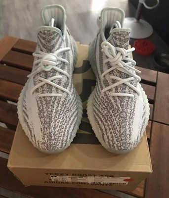 yeezy blue tint on foot