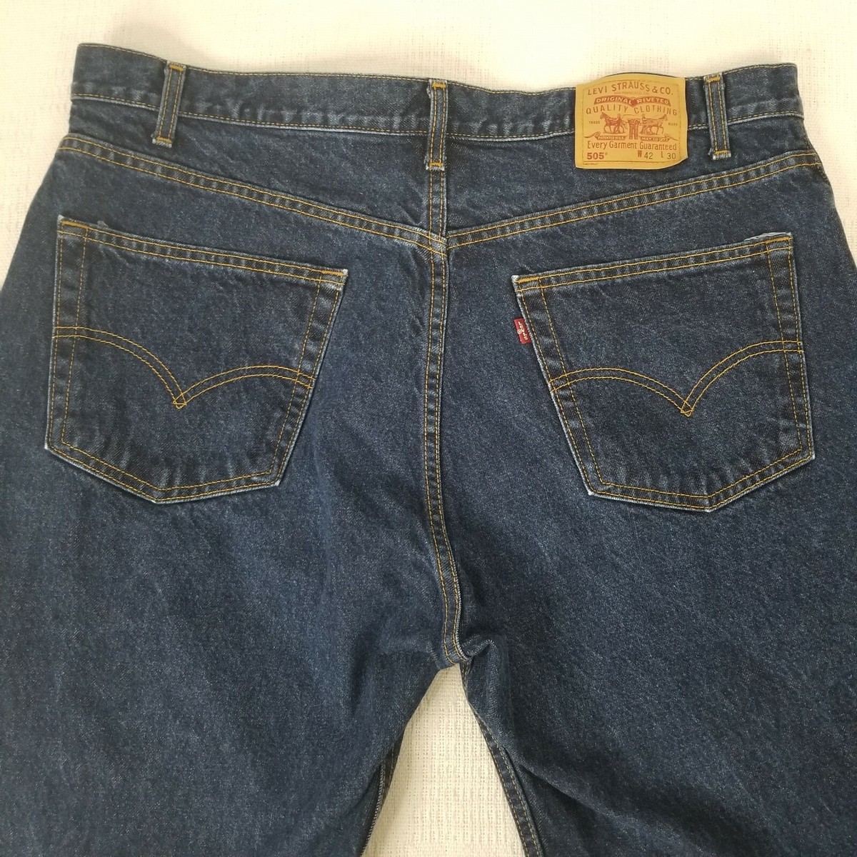 VTG Levi's 505 Men's Dark Wash Regular Straight Denim Jeans VTG Levi's 505 Men's Dark Wash Regular Straight Denim Jeans