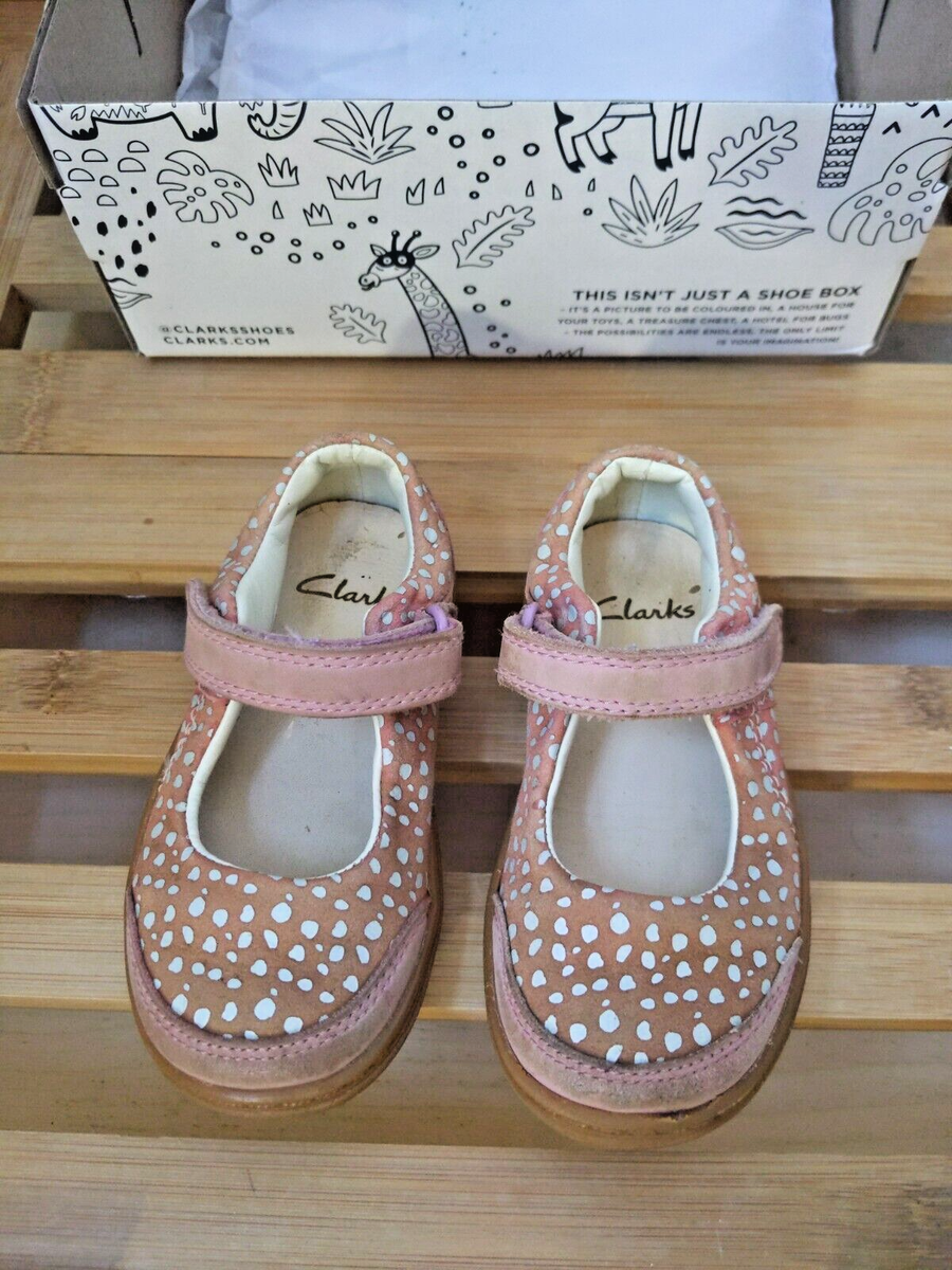 Clarks Sandals Kids Toddler Children Cushion E 21 N 1/5 Pink