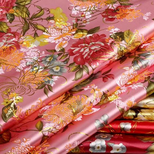 Ancient Costume Chinese Baby Clothes Kimono Fabrics Cloth COS Dress Satin Fabric - image 2 of 4