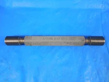 1/2 16 BSF MOD SET THREAD PLUG GAGE .5 GO NO GO P.D.'S = .4600 & .4567 QUALITY