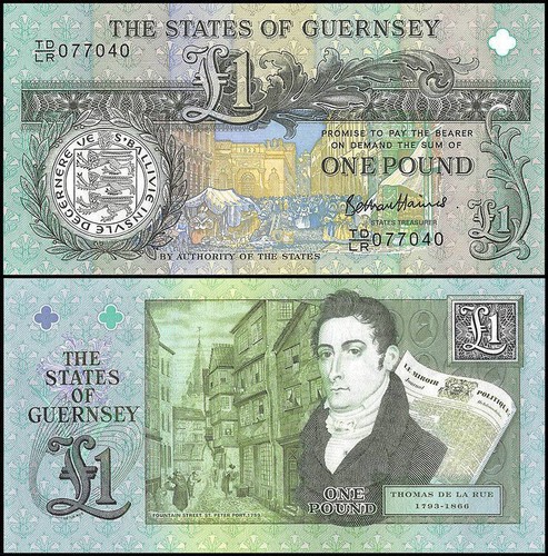 Guernsey 1 Pound, 2013, P-62, UNC Commemorative X 100 PCS Bundle Pack - Picture 2 of 2