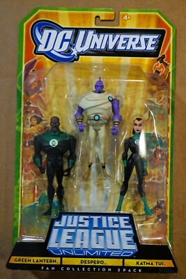 DC Universe Justice League Unlimited 3-Pack Green Lantern, Despero, Katma Tui