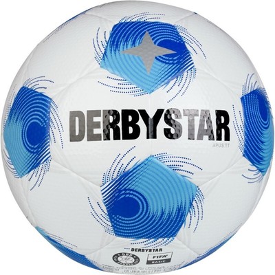 DERBYSTAR Fußball Apus TT Trainingsball v25 weiß/blau Größe 5