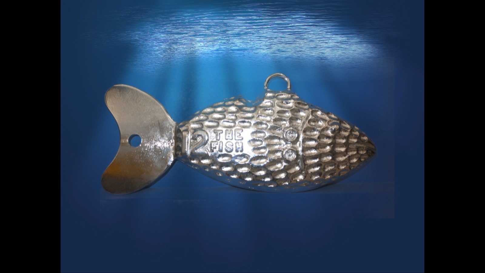 THE FISH Fish Downrigger Weight 8Lbs, Made in the USA by The Asher