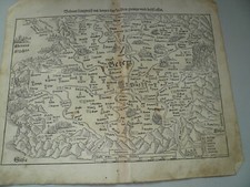 B&ouml;hmen/Bohemia, anno 1610, Karte, S. M&uuml;nster B&ouml;hmen/Bohemia, anno 1610, Karte,