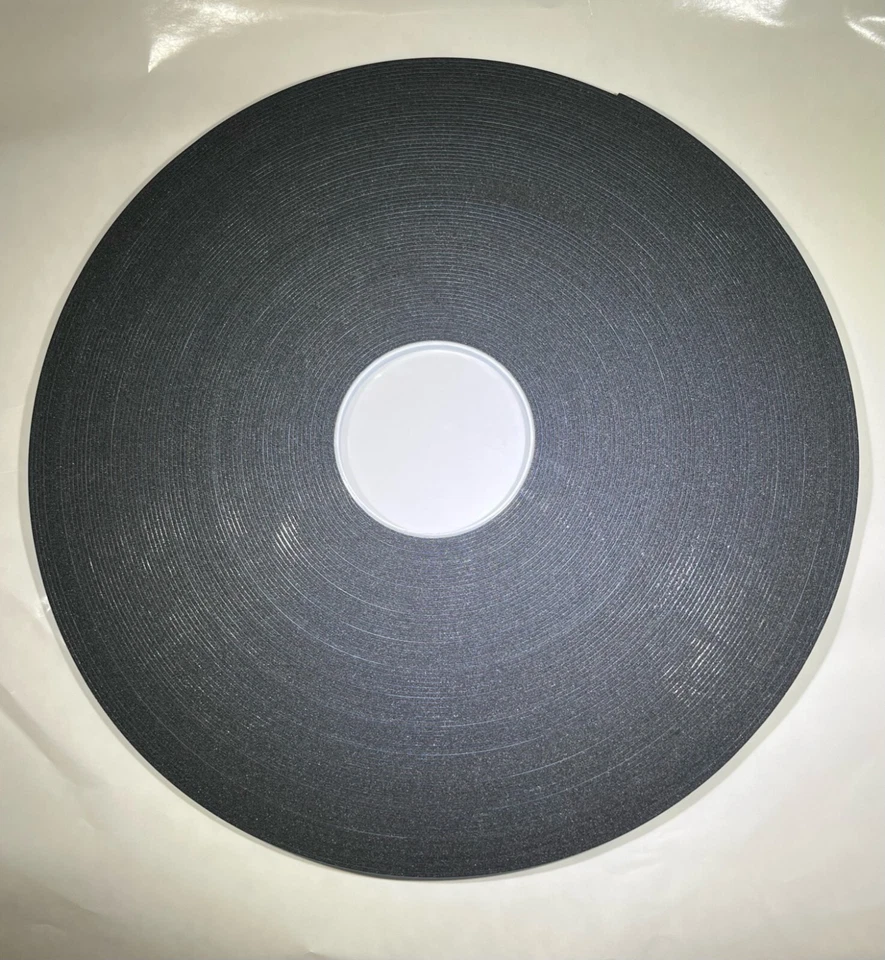 A.A. 2 sided Black 1/16" thick x 1/4" x 150 ft. Foam Mounting Tape  - Image 2 of 3