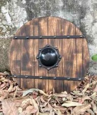 Medieval Round Shield Viking Shield vintage Battle Ready Shield Wooden 24 inch