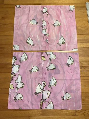 Juego/par de fundas de almohada estándar ViTG Disney La Bella y la Bestia - Imagen 2 de 4