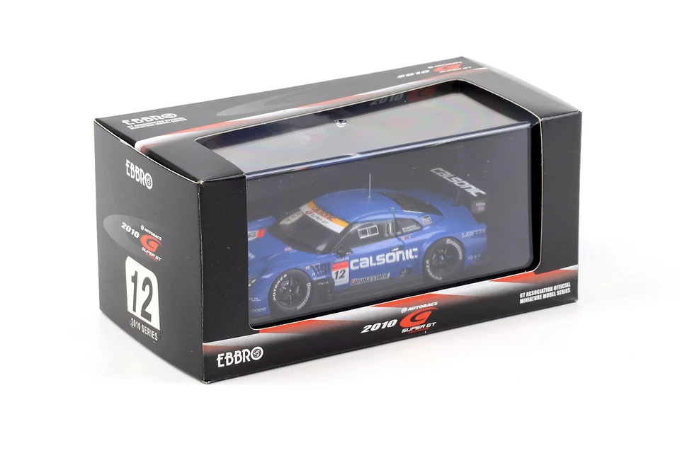 1:43 Ebbro Nissan Gt R Super! GT500 Calsonic Impul 2010 Rd.3 Fuji #12 Matsuda - Immagine 3 di 3